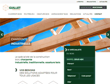 Tablet Screenshot of guillet-production.com